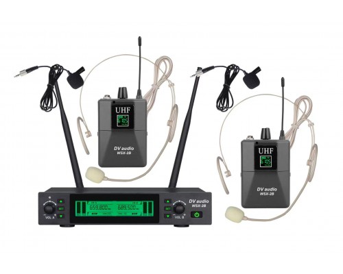 Радіосистема DV audio WSX-2B два поясних передавача
