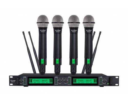 Радіосистема DV audio WSX-4H з чотирма ручними мікрофонами