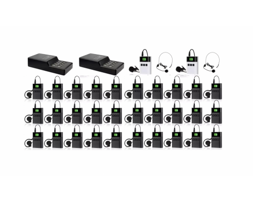 Бездротова система тур-гід DV audio TGD-KIT2T30R2CH16