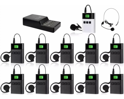 Бездротова система тур-гід DV audio TGD-KIT1T10R комплект